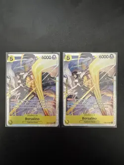 TWO (2x) One Piece OP15 Borsalino EB04-058 SR Adventure On Kami's Island ENG - Image 1