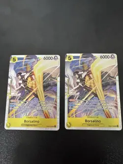 TWO (2x) One Piece OP15 Borsalino EB04-058 SR Adventure On Kami's Island ENG - Image 2