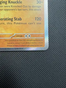 Pokemon TCG Paldean Fates Lucario Holo Rare Card #174/091 NM/M Condition - Image 5