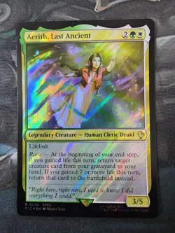 Ancient Species Of Aerith English Surge Foil MTG Card Rare Used - Image 1