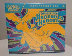 Pokemon Mega Evolution Ascended Heroes ETB **Sealed** Will Ship Next Day - Image 1