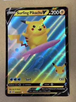 Pokemon Tcg Celebrations Surfing Pikachu V 008/025 NM condition - Image 5