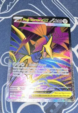 Mega Skarmory ex 106/88 Double Rare Full Art Pokemon Perfect Order ME03 NM - Image 1