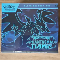 Pokemon Mega Evolution Phantasmal Flames Elite Trainer Box Charizard 2025 - Image 1