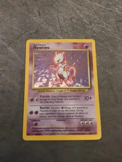 1999 Pokemon TCG Mewtwo Base Set Holo Unlimited Holo Rare - Image 4