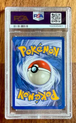 1999 Pokemon Base Set Blastoise Holo #2 PSA 8 - Image 2