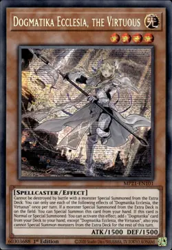 Dogmatika Ecclesia, The Virtuous - Prismatic Secret 1st Ed. MP21-EN101 NM YuGiOh - Image 1