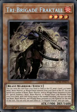 Tri-Brigade Fraktall - Prismatic Secret Rare 1st Ed. MP21-EN171 - NM - YuGiOh - Image 1