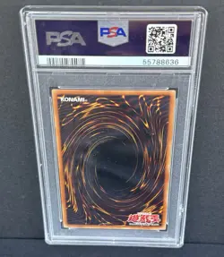 Konami Yu-Gi-Oh! TCG Dark Magician LOB-005 1st Edition PSA 9 2002 AE - Image 2