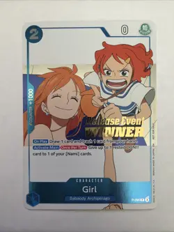 Girl (OP14 Release Event Winner) - One Piece Promo Cards (P-096) English NM+ - Image 1
