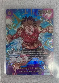 One Piece Monkey D Luffy EB02-061 SEC SP - PRB02 Premium Booster - Near Mint - Image 1