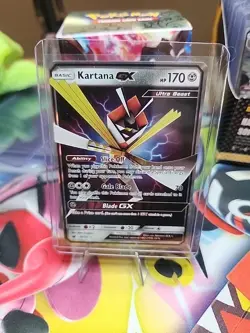 2017 Kartana GX ULTRA RARE 70/111 Crimson Invasion Card Pokemon TCG Holo Foil - Image 1