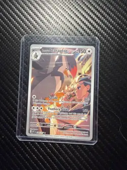 Pokemon Larry's Staraptor Full Art Illustration Rare 150 HP 249/217 Card - Image 1