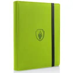 Premium Card Binder 9 Pocket, Fabmaker PU Cover Trading Card Binder for 360 C... - Image 1