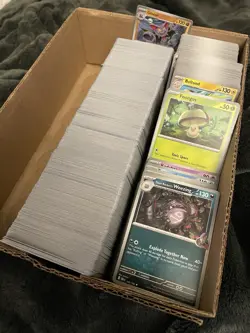 1000 Pokemon Cards Bulk Lot - Common, Uncommons + 10 Holos English No Energies - Image 1