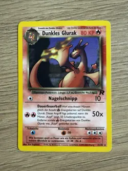 Dark Charizard Team Rocket Rare German Pokemon Card 21/82 - Image 1