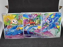 Pokemon First Partner Illustration Collection 3 card gen 7 (Alola set) - Image 1