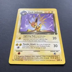Pokemon TCG Dark Jolteon Team Rocket Uncommon 38/82 Mint Pokemon Card - Image 2