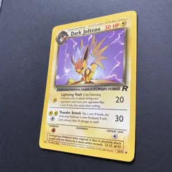 Pokemon TCG Dark Jolteon Team Rocket Uncommon 38/82 Mint Pokemon Card - Image 3