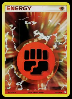 Pokemon Card - Fighting Energy Holon Phantoms 110/110 Holo Rare - Image 1