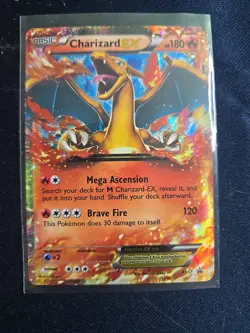 Pokemon Charizard EX XY Black Star Promos Holo Card 2014 XY17 Mid Era Tcg - Image 1