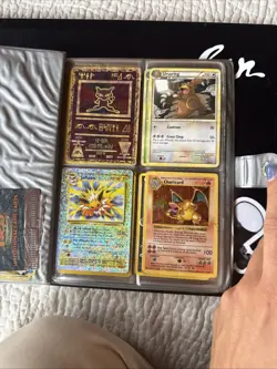 Pokemon Card Binder Lot, Ungraded, Shadowless Charizard Etc (All Cards Pictured) - Image 1