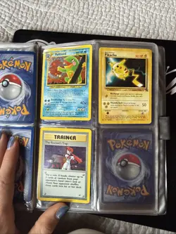Pokemon Card Binder Lot, Ungraded, Shadowless Charizard Etc (All Cards Pictured) - Image 5