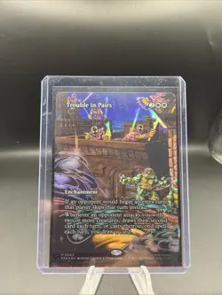 Trouble in Pairs 0003 PZA Foil Teenage Mutant Ninja Turtles MTG - Image 1