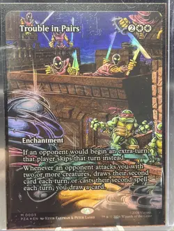 Trouble in Pairs 0003 PZA Foil Teenage Mutant Ninja Turtles MTG - Image 2