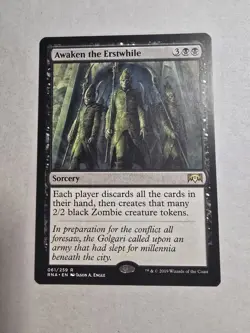 Awaken the Erstwhile Ravnica Allegiance Regular - Image 1