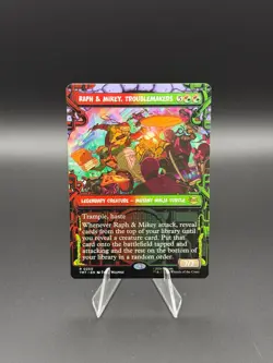 MTG TMT - Raph & Mikey, Troublemakers (Showcase) - 0250 - Rare - Image 1