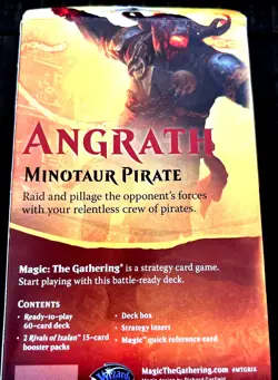 Magic the Gathering Angrath Minotaur Pirate NIP NIB NEW Rivals of Ixalan Deck ! - Image 2
