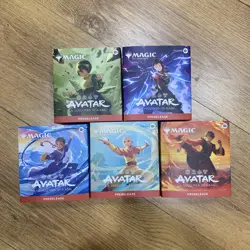 MTG Magic Avatar The Last Airbender Set of 5 Prerelease Packs Sealed Set - Image 1