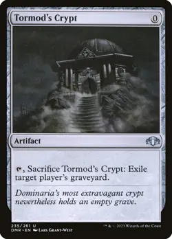 MTG Tormod's Crypt ** Dominaria Remastered ** English (NM) - Image 1