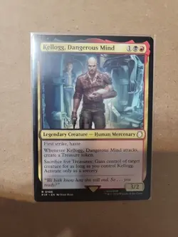 x1 Kellogg, Dangerous Mind R MTG Universes Beyond: Fallout M/NM, English - Image 1