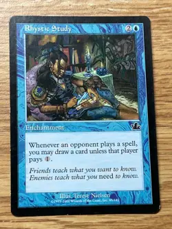 Rhystic Study [Prophecy] - Lightly Played - Magic: The Gathering - Image 1