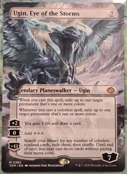 Ugin, Eye of the Storms (Borderless) - MTG - Tarkir Dragonstorm - NM - English - Image 1