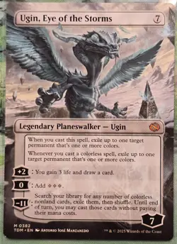 Ugin, Eye of the Storms (Borderless) - MTG - Tarkir Dragonstorm - NM - English - Image 2