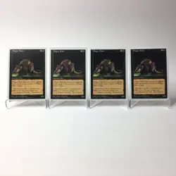(4) MTG Plague Rats 5th Edition Magic The Gathering Vintage 1997 - Image 1