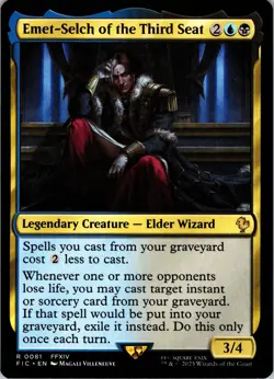 Emet-Selch of the Third Seat Commander: FINAL FANTASY 81 NM MTG Magic the Gather - Image 1