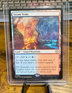 MTG Steam Vents Regular R Lorwyn Eclipsed (ECL) 267 NM Magic Shock Land - Image 1