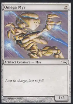 Omega Myr - Light Play MTG Mirrodin - Image 1