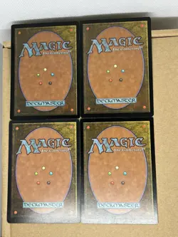 Lot Of 4 Tempest MTG LP (Emerald Medallion, Furnace Of Wrath, Dark Ritual, +1) - Image 2