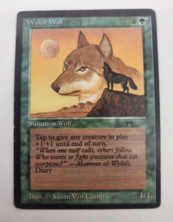 MTG Wyluli Wolf Arabian Nights Magic the Gathering MP-HP - Image 1
