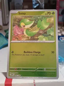 SNIVY 004/088 POKEMON PERFECT ORDER ME03 REVERSE HOLO - Image 1