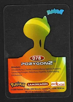 Pokemon - 2006 - Lamincards - Edibas - 078 Porygonz - Deutsch - Image 2