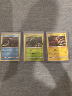 Pokemon Detective Pikachu Promo Card Lot Psyduck Bulbasaur Detective Pikachu - Image 1