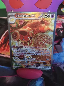 Pokemon TCG Dachsbun Ex 169/142 Special Illustration Rare Stellar Crown English - Image 1