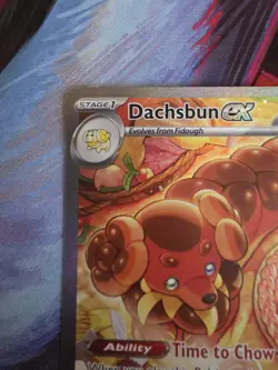 Pokemon TCG Dachsbun Ex 169/142 Special Illustration Rare Stellar Crown English - Image 2