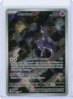 Pokemon TCG: Mewtwo 52 SV Scarlet & Violet Black Star Promo LP - Image 1